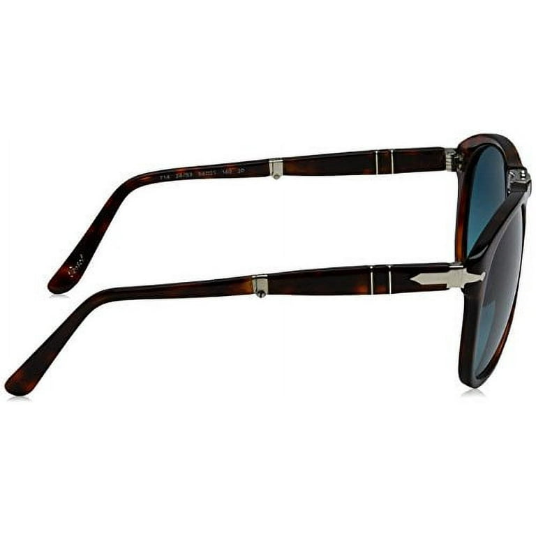 Persol Folding PO 714 Plastic Unisex Round Polarized Sunglasses Havana 54mm Adult Walmart