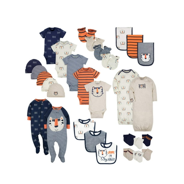 Gerber Gerber Baby Boy Newborn Clothes Shower Gift Set, 30Piece