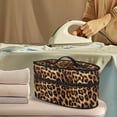 thumbnail image 2 of HELLHERO Leopard Print Steam Iron Bag Polyester Lightweight Organizer with Zipper Closure, Case Only, 2 of 6