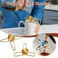 thumbnail image 6 of Espresso Cooling Ball, Coffee Cooling Ball, Espresso Machine Accessories, Stainless Steel Golden Coffee Ice Ball for Coffee Lovers, 6 of 9