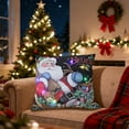 thumbnail image 5 of SLYNSHome Christmas Throw Pillow Cover with LED Lights,Light-up Winter Pillow Cases 18x18 inch Pillowcase Holiday Cushion Case for Couch Bed Sofa Decor, 5 of 7