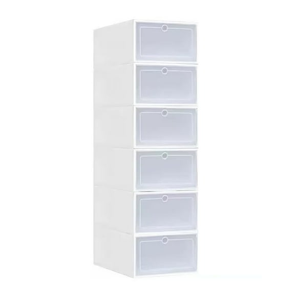 Organizador de Zapatos Aquila Plástico Blanco 12 Pares