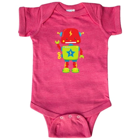 

Inktastic Cute Robot Little Robot Colorful Robot Gift Baby Boy or Baby Girl Bodysuit