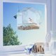 thumbnail image 5 of Teissuly House Shaped Plastic Acrylic Glass Bird Feeder Acrylic Pet Bird Feeder Teissuly WER202312135103, 5 of 7