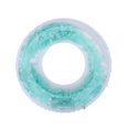 thumbnail image 1 of Inflatable Clear Swimming Ring Thickened Sequin Feather Inflatable Pool Floatation Ring - Green - 60#., 1 of 5