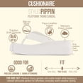 thumbnail image 2 of Cushionaire Pippin Chunky Platform Flip Flops - Stylish Wedge Thong Sandals for Women with Cushioned Footbed and Durable Flatform Sole, 2 of 21