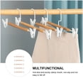 thumbnail image 6 of YSNOOWE Practical Multi-Purpose Hanger Beech Wood Iron Sturdy Clamp 5Pcs, 6 of 8