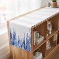 thumbnail image 6 of Table Runners 120 Inches Long Dress Scarves, Navy Blue Farmhouse Coffee/Dining/Kitchen Table Runner for Living Room, Summer Botanical Leaves Watercolor 13x120 Inch, 6 of 9