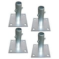 thumbnail image 4 of 4x Placas base para andamios de 4,7 x 4,7 pulgadas para andamios Instalación sencilla Diámetro del tubo 3,3 cm Altura del tubo 12 cm Accesorios, 4 of 8