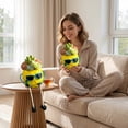 thumbnail image 4 of Coffee Table Decor for Living Room, Whimsical Pineapple Succulent Planter, Cute Desk Decor for Home Office, Shelf Decoration for Bedroom and Mantle, 4 of 5