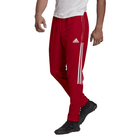 Men's Adidas Team Power Red/White Tiro Track Pants - XS