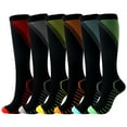 thumbnail image 2 of Men Women Outdoor Sports Football Soccer Running Breathable Nylon Compression Calf Socks, 2 of 7