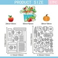 thumbnail image 2 of Autumn 3D Thanksgiving Box Cutting Dies Metal Strawberry Apples Die Cuts Pumpkin Mushroom Cutting Embossing Templates for Scrapbooking Crafts Paper Cards Making, 2 of 8