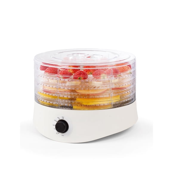 Commercial Chef Deshidratador de Alimentos Deshidratador con 5 Rejillas de Secado, Blanco