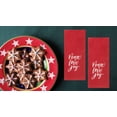 thumbnail image 5 of Winter Wonder Lane Red Kitchen Towel 2-Pack, Peace Love Joy Christmas, 5 of 6