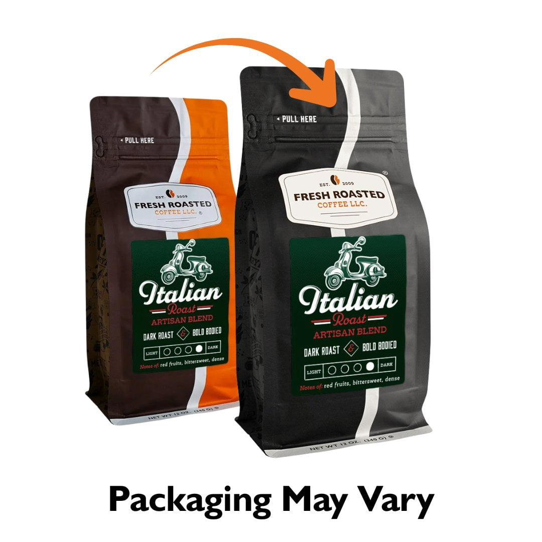 Fresh Roasted Coffee, Italian Roast Coffee, Dark Roast, Drip Ground, 32 oz 2 lbs