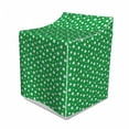 thumbnail image 1 of Clover Washer Cover, Simplistic Irish Themed Pattern with Monochrome Shamrock Silhouettes Repetition, Decorative Accent for Laundromats, 29" x 28" x 40", Green and White, by Ambesonne, 1 of 3