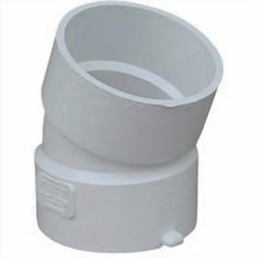 IPEX 192245 Pipe Elbow with 2 in Low Heel Inlet, 3 in, Hub, 90 deg ...