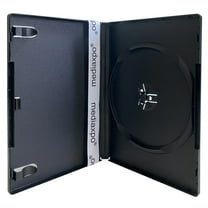 CheckOutStore 10 Premium Standard Black Single DVD Cases 14MM (100% New Material)