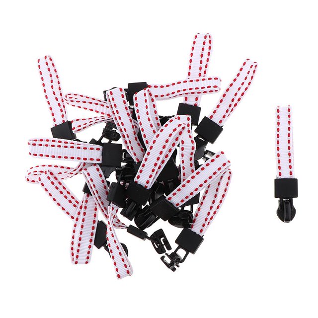 Kit de reparación de cremalleras de 20 piezas Deslizador de cremalleras con reemplazo del cabezal del extractor de cremalleras de cable Blanco Zulema Tirador de la cremallera