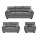thumbnail image 1 of Sala 3-2-1 Dicasa Monza (Sofá, Love Seat y Sillón) Gris para Sala, 1 of 13