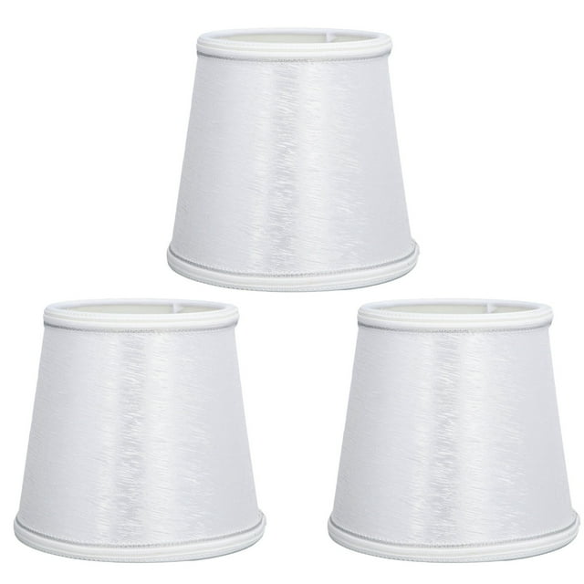 3PCS E14 Lampshade Meson Installation Table Lamp Shade Fabric Ceiling Lamp Shade for Bedroom