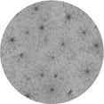 thumbnail image 1 of Ahgly Company Indoor Round Patterned Gray Cloud Gray Area Rugs, 3' Round, 1 of 6