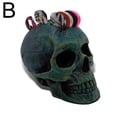 thumbnail image 4 of Skull Shape Guitar Plectrum Holder - Rock & Roll Inspired, Hand-Painted Design, Versatile Accessory for Musicians (10x7x6cm), 4 of 8