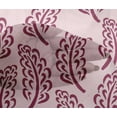 thumbnail image 4 of oneOone Viscose Chiffon Dark Magenta Fabric Leaves Block Quilting Supplies Print Sewing Fabric By The Yard 42 Inch Wide, 4 of 4