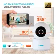 thumbnail image 2 of Cámara Wifi 3mp Movimiento Giro 355° Alexa/google/tuya Dusmart E21, 2 of 6
