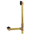 thumbnail image 2 of Kingston Brass  Made To Match 18-Inch Tub Waste and Overflow with Lift & Lock Drain Antique Brass, 2 of 5