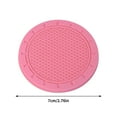 thumbnail image 3 of 2PC Car Cup Holder Mats | Heat Insulation & Waterproof Honeycomb Design | Anti-Slip Rubber Coasters for Car Interior | Set of 2 Solid Color Car Mats, 3 of 5