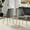 Grey Velvet, variant on Weston Home Aurthur Upholstered Dining Chairs, Set of 2, Grey Velvet, Brushed Gold Legs