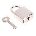 thumbnail image 5 of Mini candados cuadrados con candado personalizado antiguo con llave Vintage Wish Lock, 5 of 5