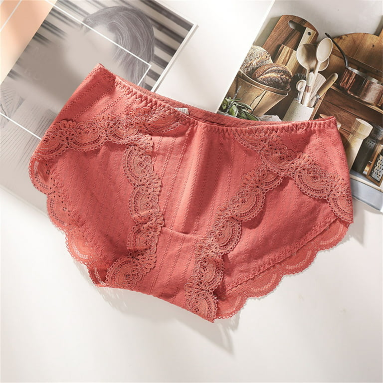 Women Sexy Panties Lace Low-waist Briefs Female Breathable Embroidery  Underwear
