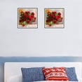 thumbnail image 4 of Amdohai Bricolage 5D Bouquet de Fleurs Rouges Broderie en Strass Perçage Complet Images de Gemmes Art Mural Artisanat et Décoration Intérieure, 4 of 7