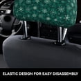 thumbnail image 6 of 2 PCS Car Headrest Cover, Christmas Snowflakes Soft Car Seat Head Rest Cover Protector Interior Car Accessories Seat Covers for Cars Truck Auto Only Covers, 6 of 8