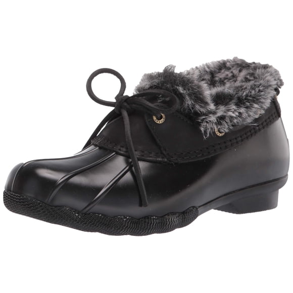 Sperry Saltwater 1-Eye Cozy, Black, 5.5M