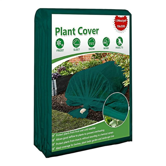 MezoJaoie Frost Cloth Frost Blanket for Winter Weather-Resistant Reusable Plant Covers for Lawn Berry Patch Greenhouse Seedling Nursery Orchard Vineyard Garden serviceable