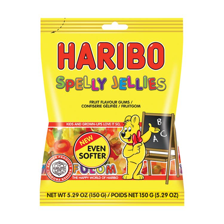 Kosher Haribo Spelly Jellies (pack of 6)