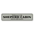 thumbnail image 2 of Cabin Relax & Enjoy Novelty Decor, Metal Wall Sign - 4x18 Inches, 2 of 4