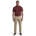 thumbnail image 2 of Ben Hogan Performance Men's & Big Men's Two Color Jacquard Short Sleeve Polo Shirt, Sizes S-4XLT, 2 of 8