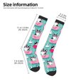 thumbnail image 2 of Fotbe Dogs With Swimming Calcetas Divertidas Estampadas para Hombre y Mujer, Calcetas de Algodón hasta la Rodilla para Caminar, Correr, Enfermería y Embarazo, 2 of 6