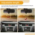 thumbnail image 6 of Unique Bargains 1 Pcs Metal/Rhinestones with Diamonds Car Rear View Mirror Pendant Accessories Car Hanging Ornament Red H, 6 of 6