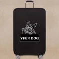 thumbnail image 1 of Travel Accessories Luggage Case Suitcase Dust Protective Cover 18-28 Inch Footprints Pattern Series Trolley Case Elastic Cover 8Footprints006 L, 1 of 6