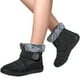 thumbnail image 5 of Botas Tobillo Impermeables Sin Cordones Nieve Mujeres Cómodas Y Cálidas Forradas Piel, 5 of 9