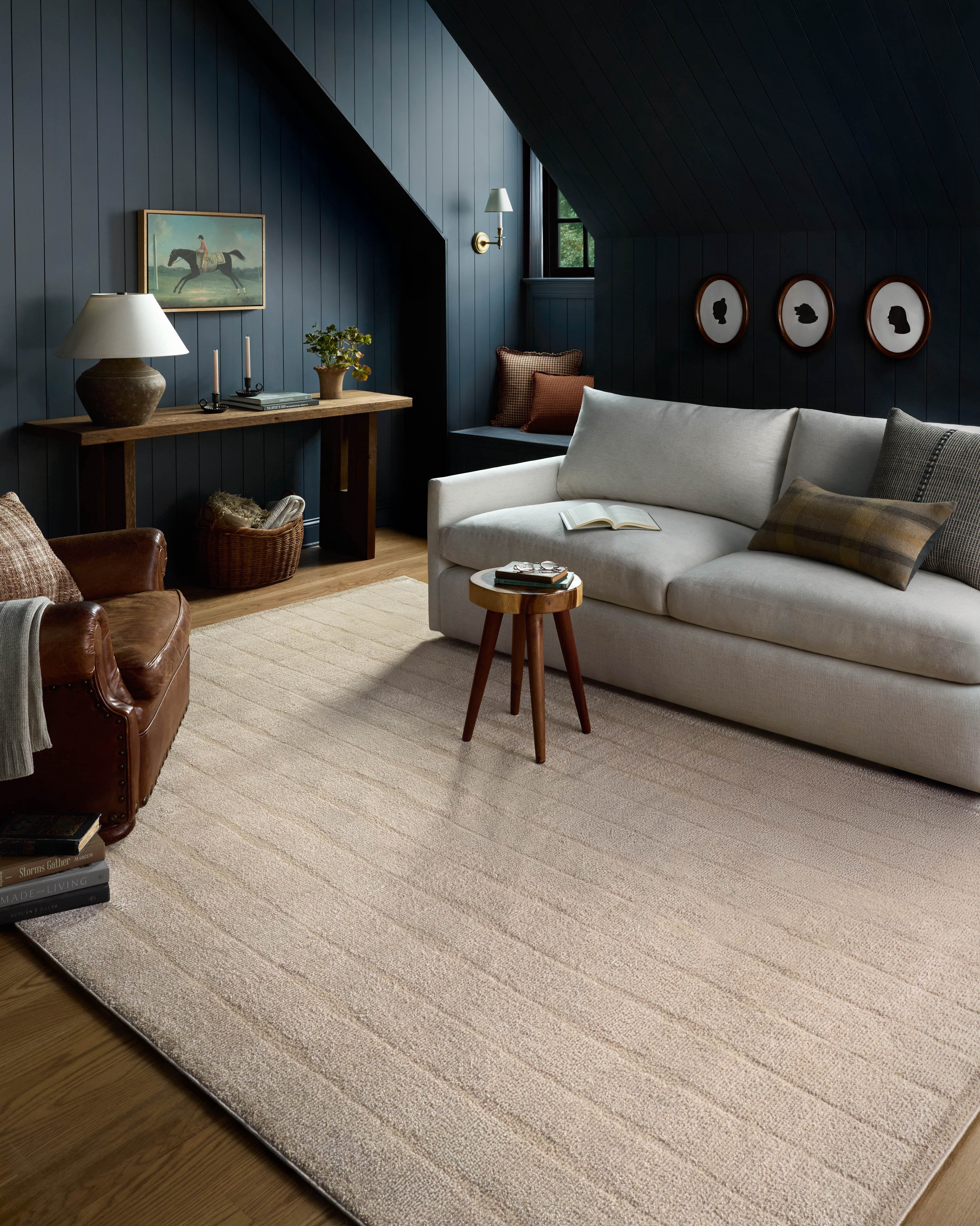 Chris Loves Julia x Loloi Calvin Ivory / Oatmeal 11'-6