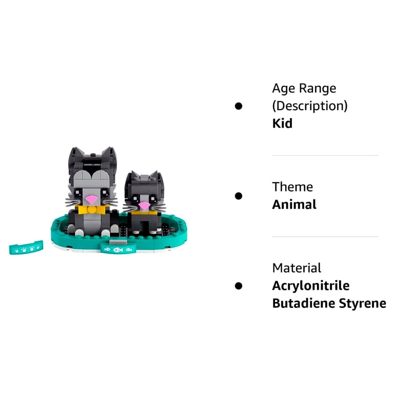 Lego 40441 BrickHeadz Adorable Kitty Set: Shorthair Cat and Kitten