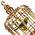 thumbnail image 4 of Jaula de Pájaros Zulema Aleación Miniatura con Pájaro 1:12 Oro, 4 of 5