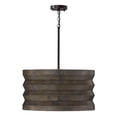 thumbnail image 5 of Capital Lighting 354041EB Dunn 4 Light 22" Wide Wood Pendant - Espresso Stain / Black, 5 of 5